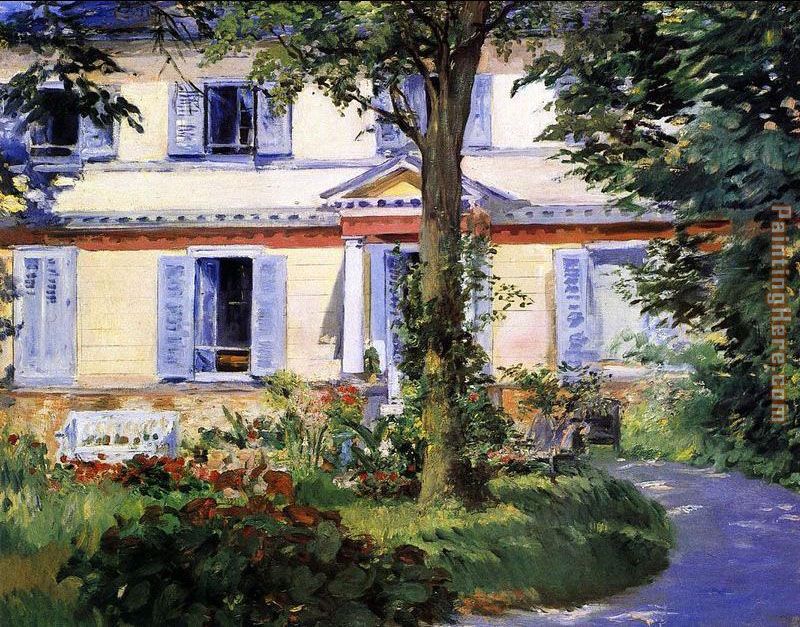 The House at Rueil 2 painting - Edouard Manet The House at Rueil 2 art painting